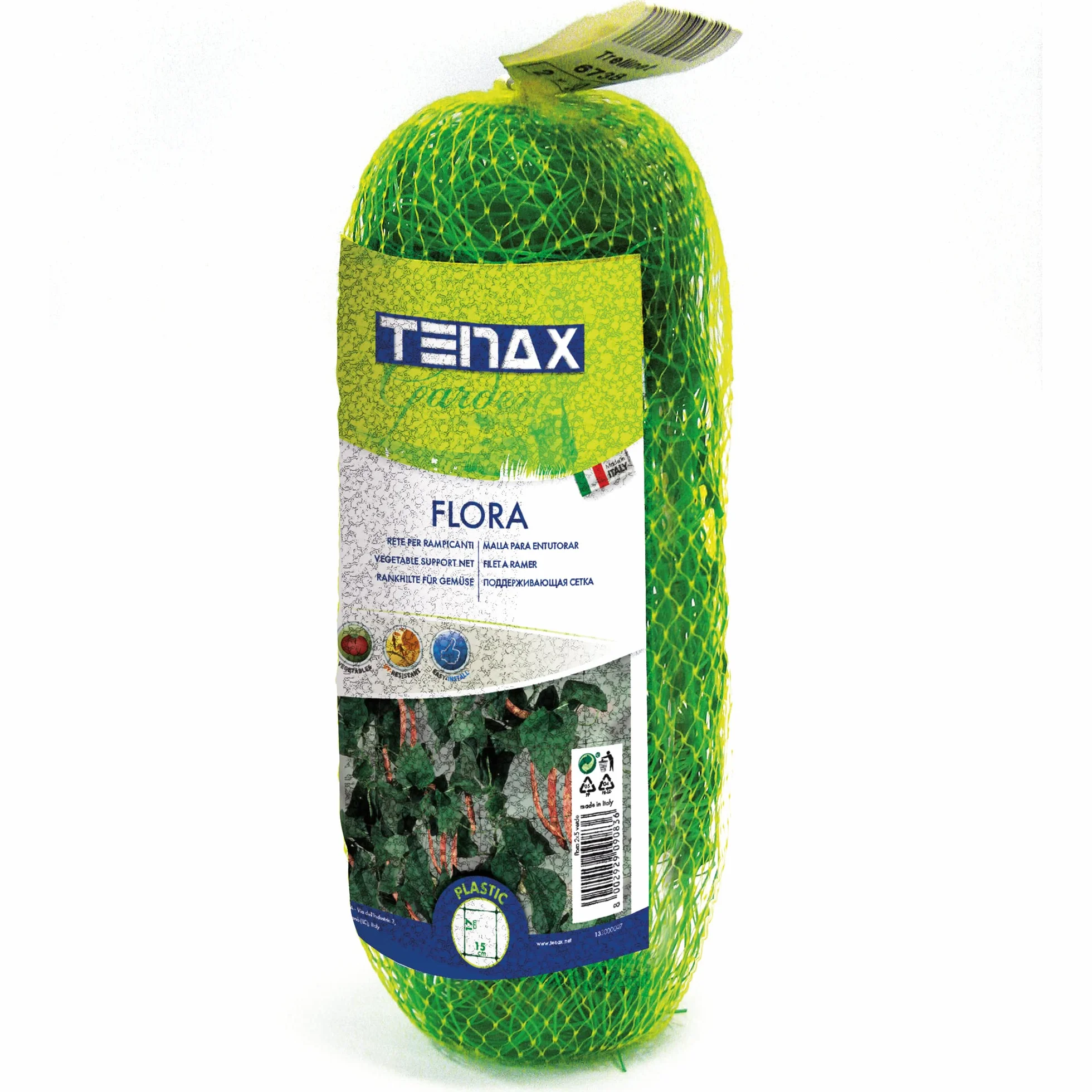 TENAX filet à Ramer Flora 2,00x10 m Vert