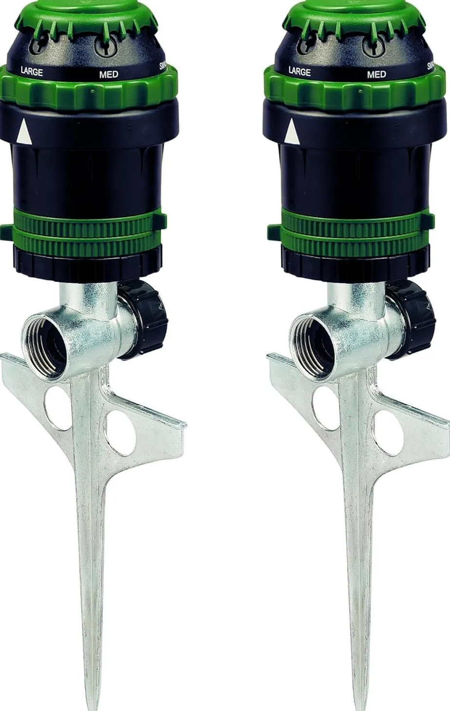 Orbit 58573N Arroseur Engrenages H2O-6, Spike B 58573, Vert, Lot de 2
