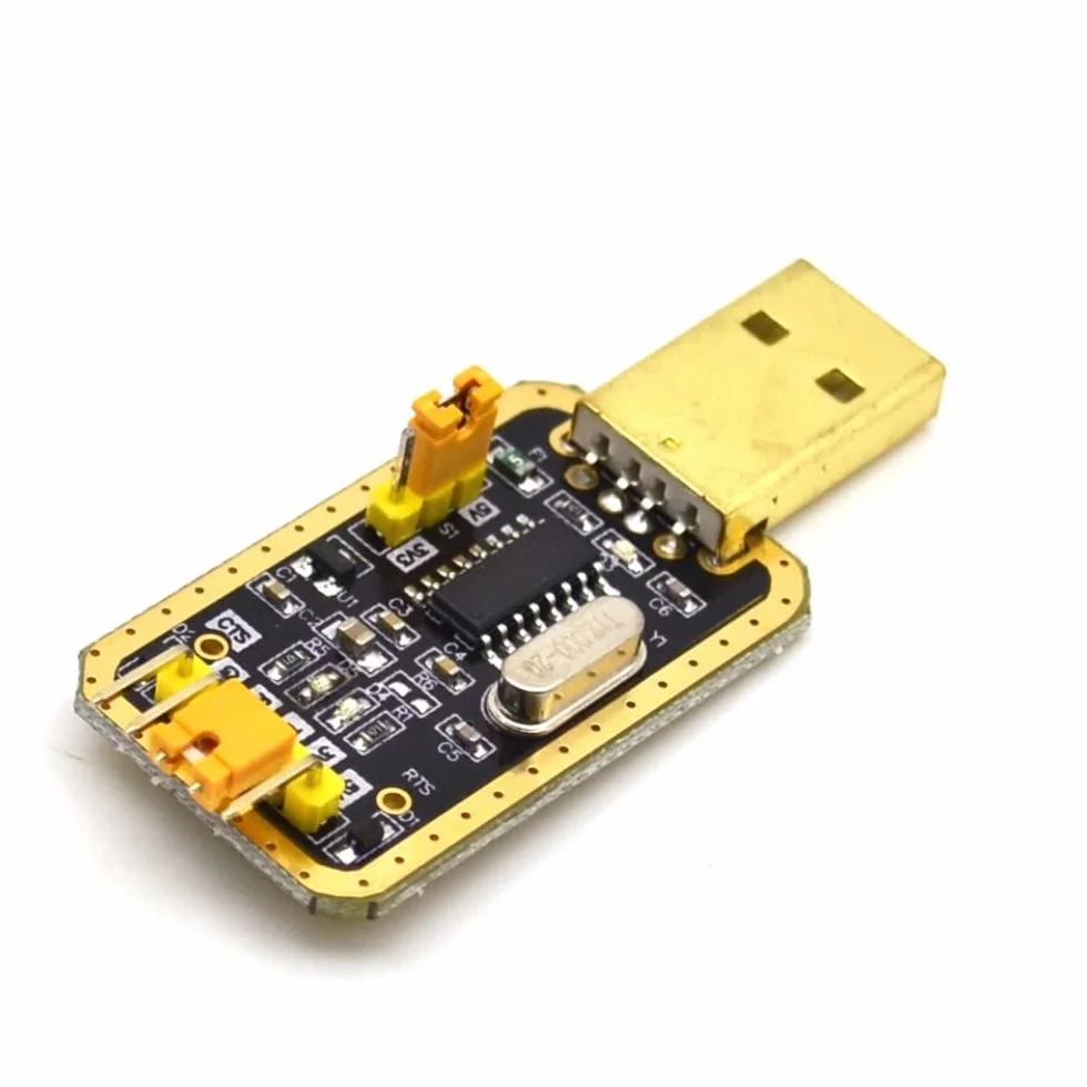 Convertisseur USB vers TTL CH340G UART 3,3 V/5 V Module Doré