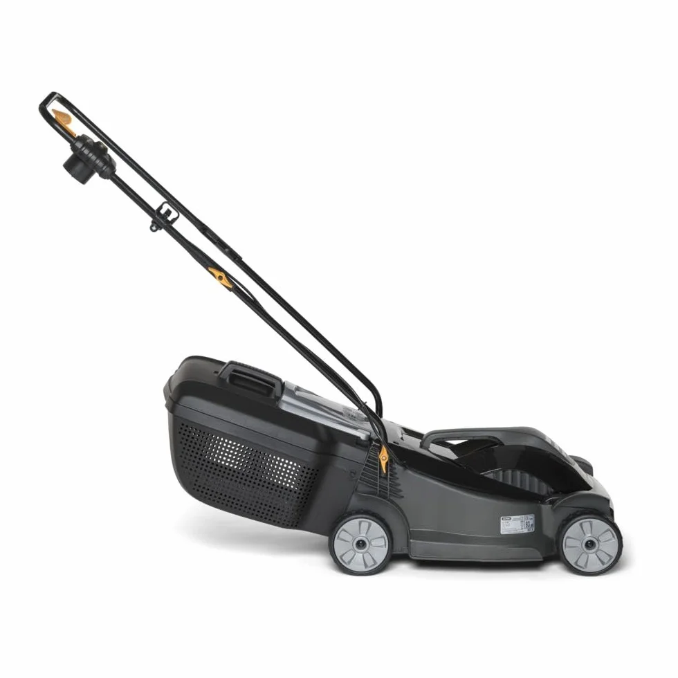 Alpina BL 380 E Tondeuse Électrique, 1400 W, 38 cm – Bac 40 l, Réglage 3 Positions – Pelouses jusqu'à 500 m²