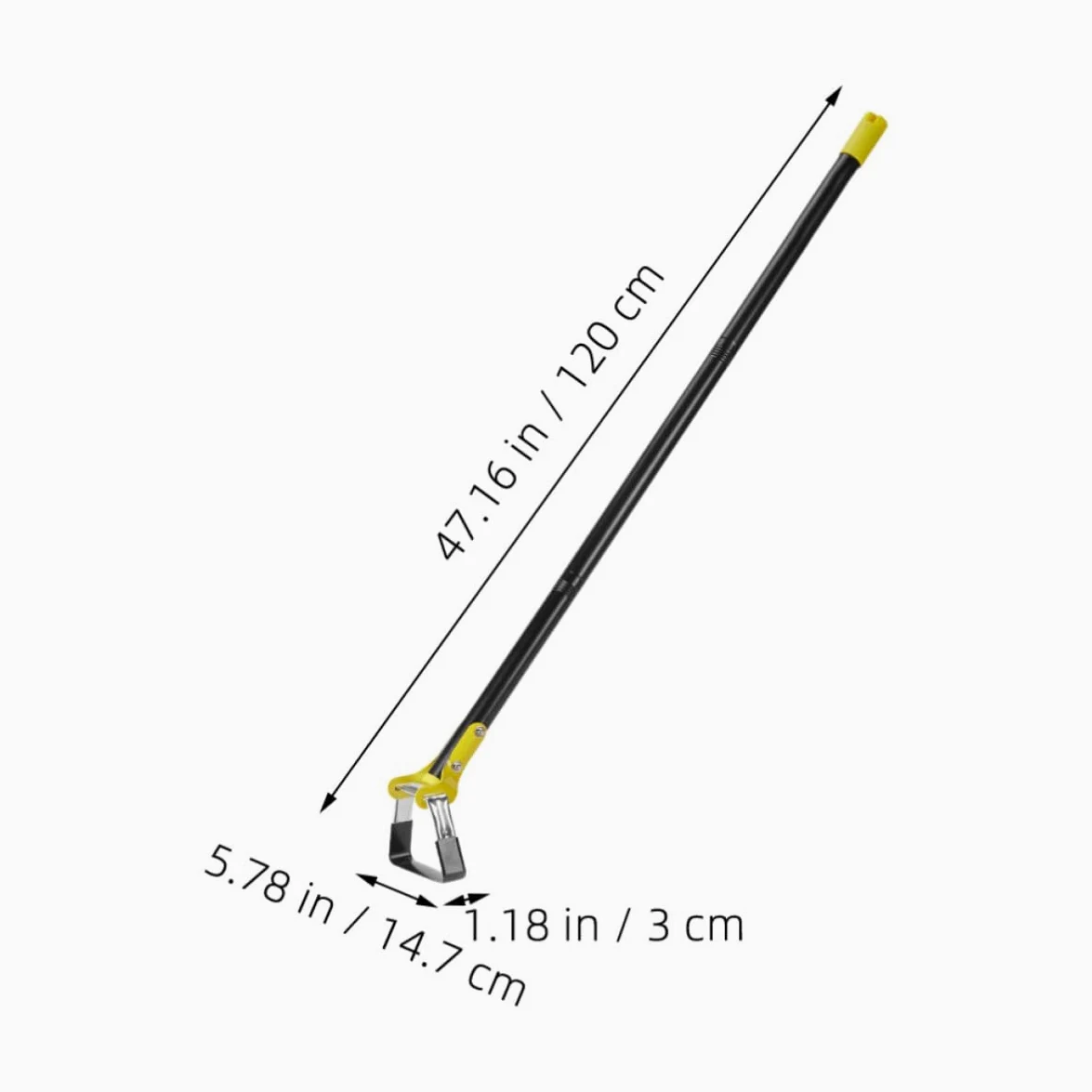 Houes de Jardin à Main en Acier Inoxydable Poignée Ergonomique pour Désherbage, Outil de Jardinage Petit et Pratique pour Usage Domestique