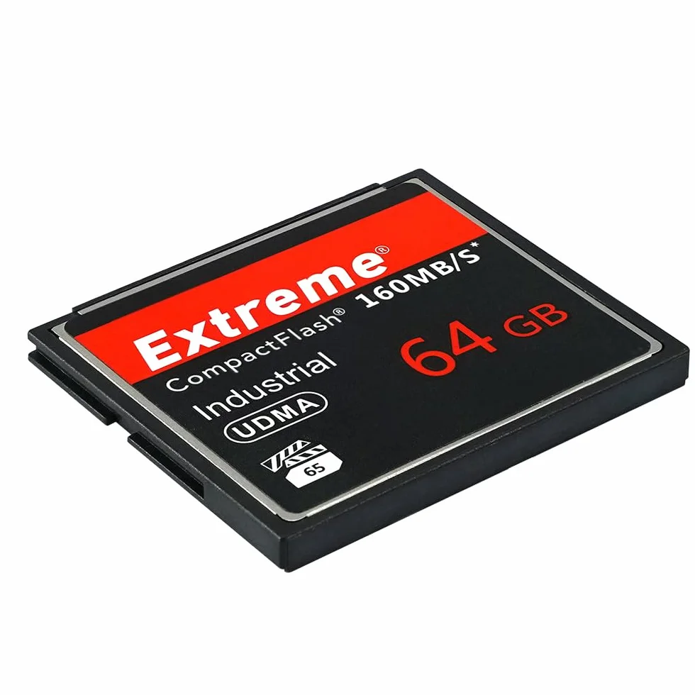 Carte mémoire Compact Flash 64 Go Haute Vitesse UDMA 160 Mo/s Reflex
