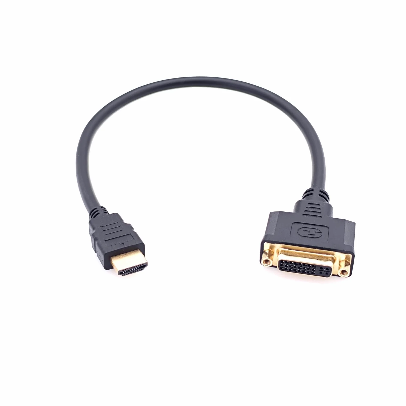 JZK adaptateur câble DVI vers HDMI bidirectionnel HDMI mâle vers DVI femelle 24+5 Full HD 1080p
