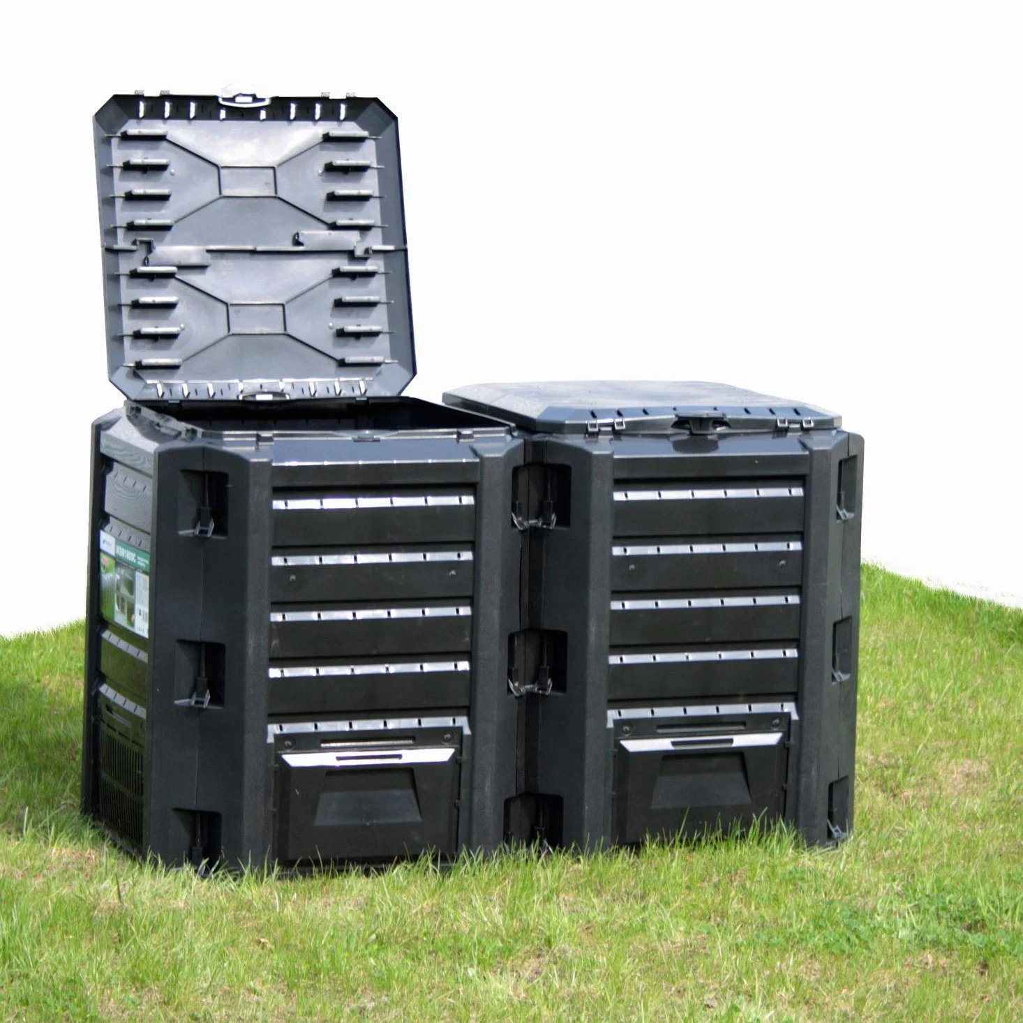Unbekannt Composteur Noir 800 litres