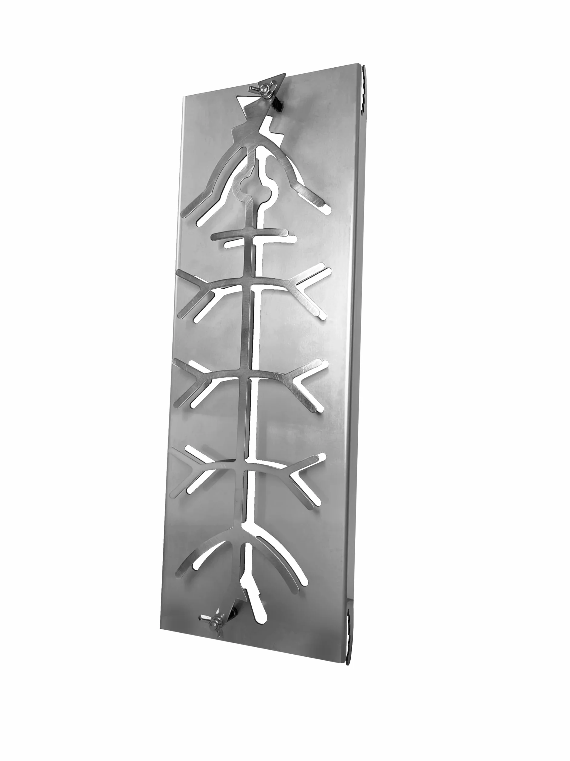 Plaisir du barbecue Planche à saumon flambé acier inoxydable Accessoires barbecue brasero Fabriqué Allemagne