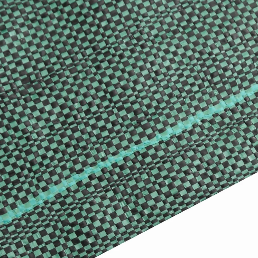 Membrane Anti Mauvaises Herbes Vert 1,5 x 100 m en PP 60 g m2, géotextile Feutre Toile de paillage pour Jardin, pelouse, Potager, terrasse, allée Gravier