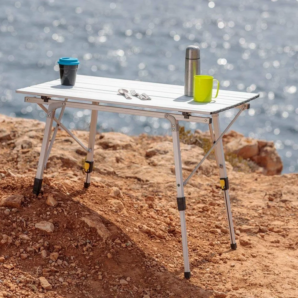 uquip Table de camping Variety M - Réglable en hauteur - En aluminium