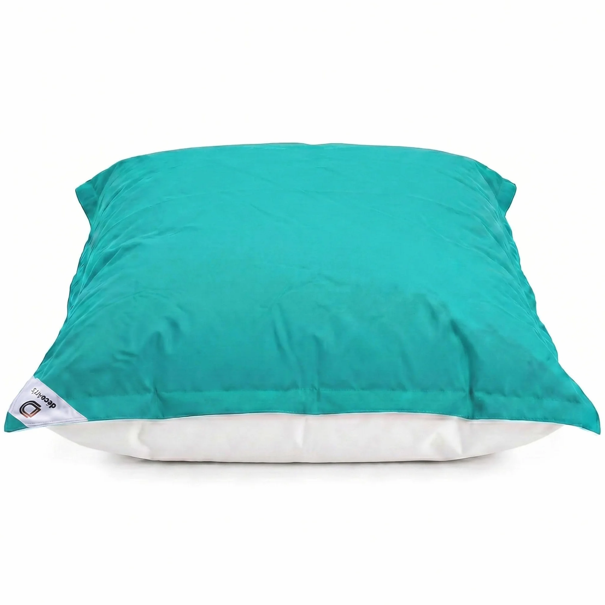 Housse pour Pouf Géant XXL 180x140cm Déhoussable Flottant Piscine Bleu Caraïbes