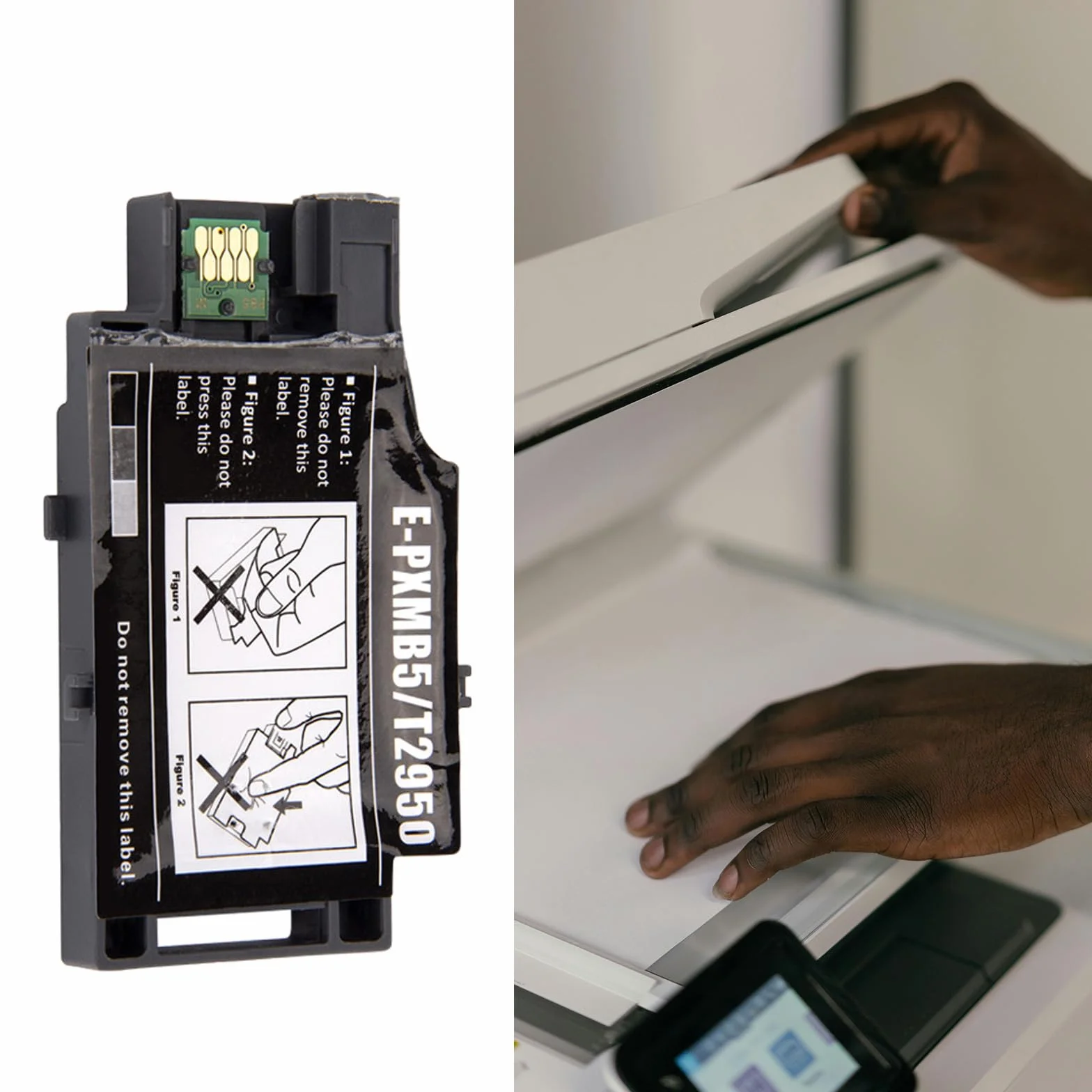 T2950 Boîte de Maintenance pour Imprimantes sans Fil WF100 WF110 ECC110 Réservoirs de Déchets