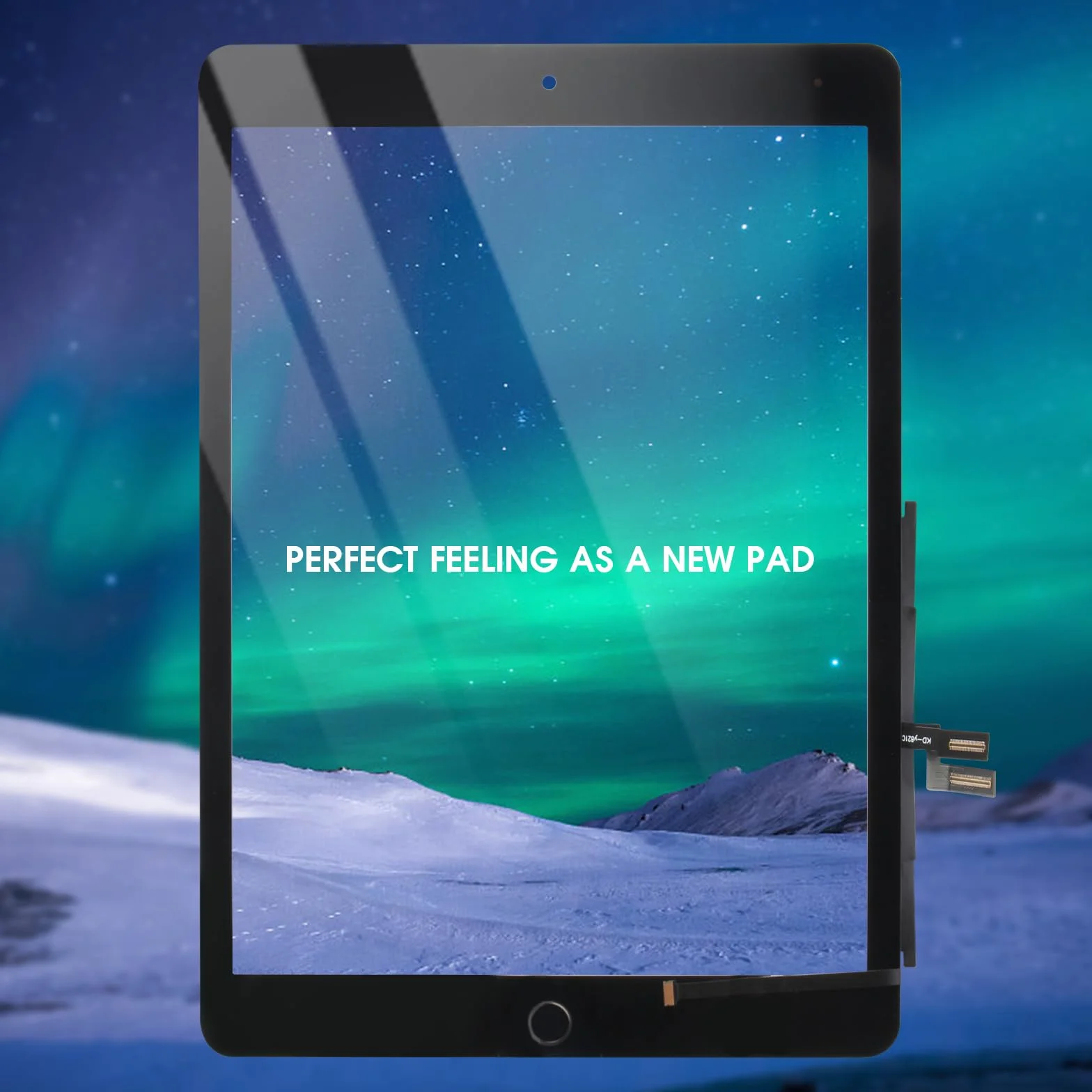 Écran Tactile pour iPad 9th 2021 10.2" A2603 A2604 Noir avec Home Button