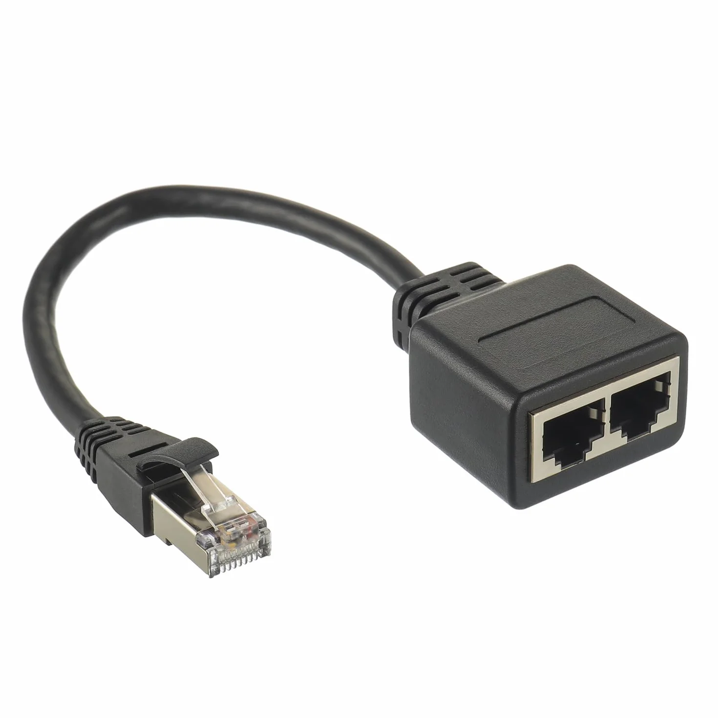 Adaptateur Répartiteur RJ45 1 mâle vers 2 femelles Ethernet Cat5 Cat5e Cat6 Cat7