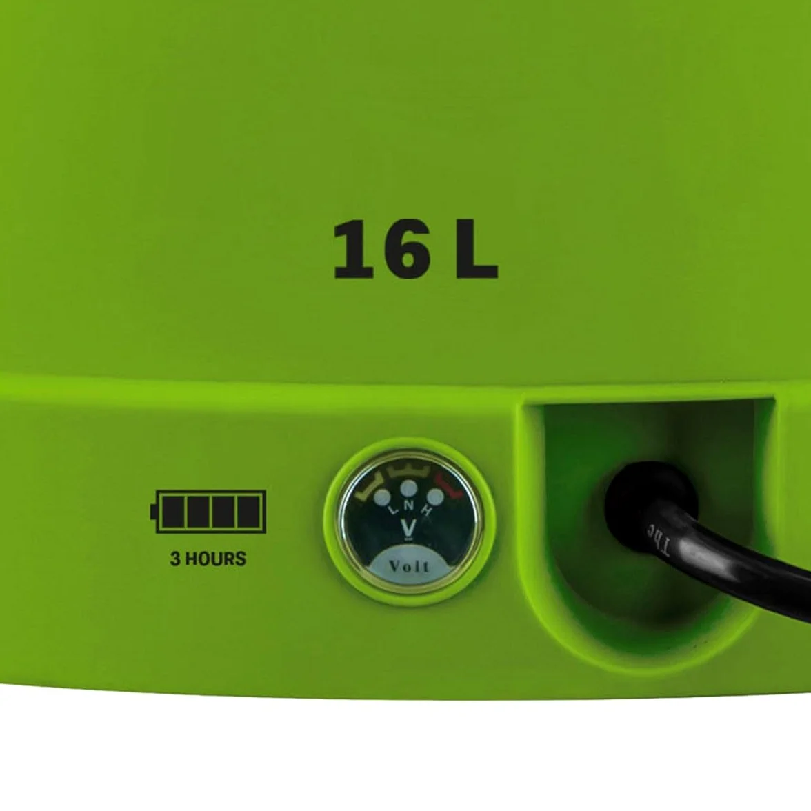 Pulvérisateur de Jardin Electrique à Batterie 16L 8Ah Pression 6 Bar Lance Télescopique en INOX + Accessoires de Pulvérisation
