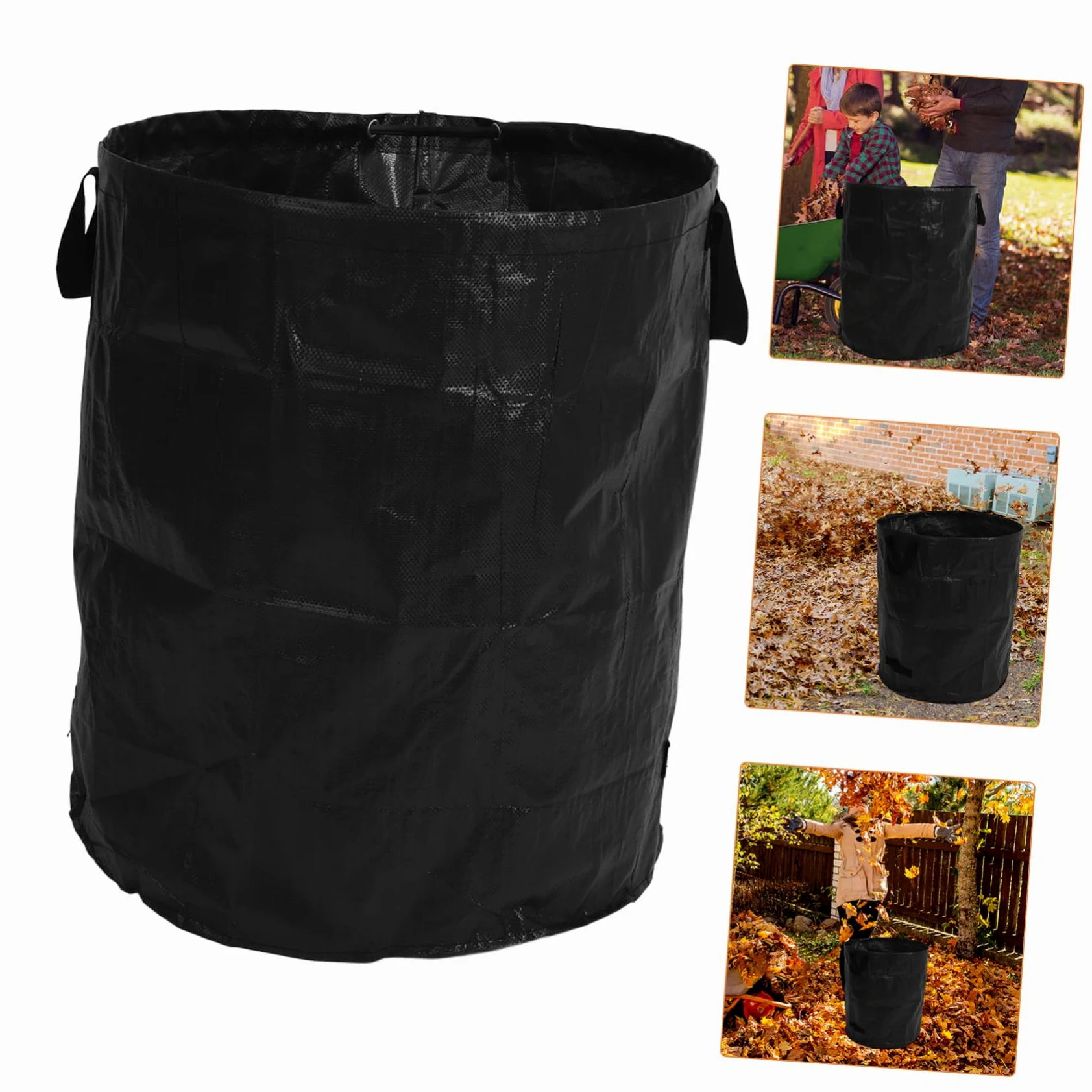 POPETPOP 2pièces Sacs Jardin Réutilisables Sacs à Déchets Verts Extra Larges De Ramassage Pour Gazon Poubelles De Jardin Pliables