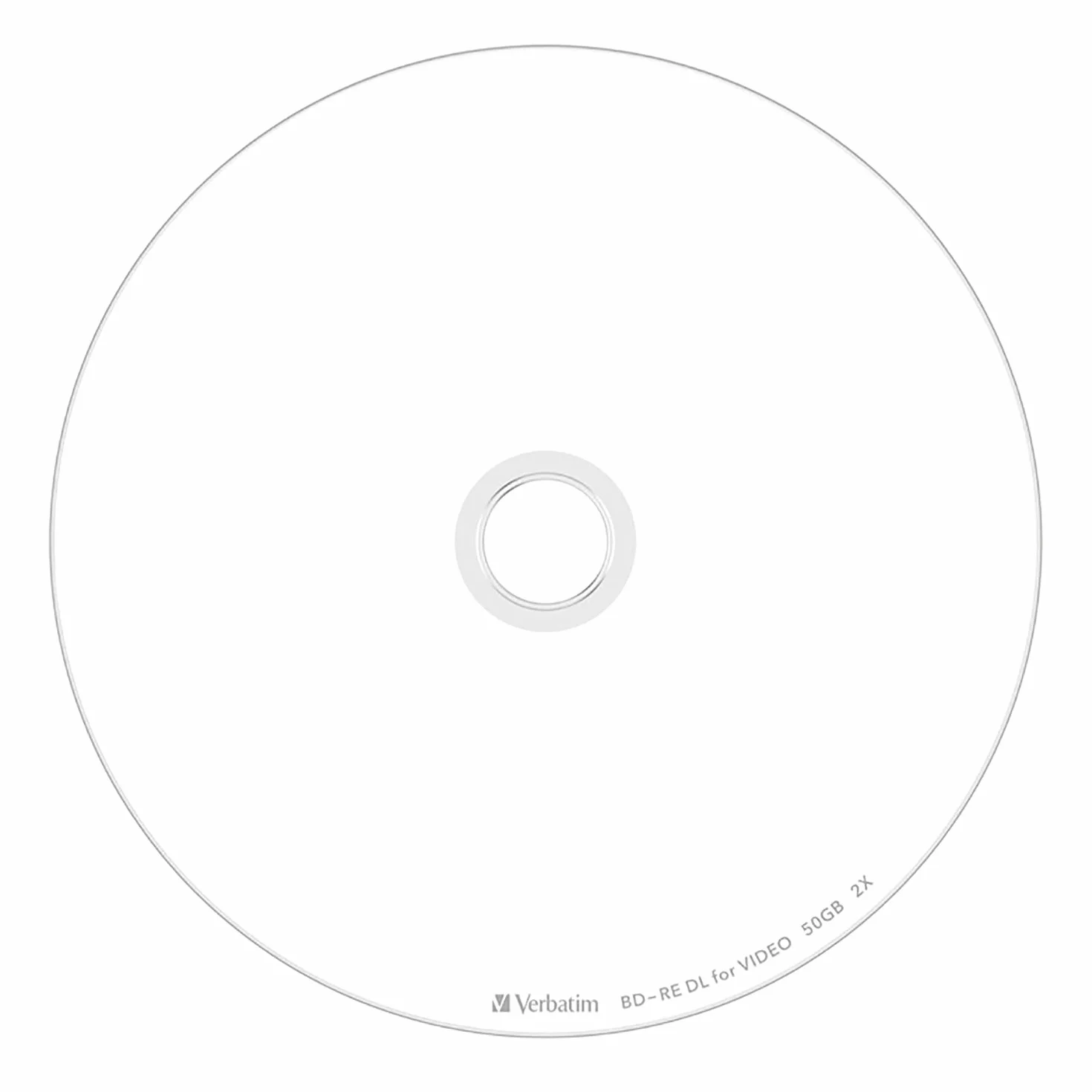 Verbatim Blu-Ray BD-RE DL 50GB 2x Speed 10 Pack Spindle Printable