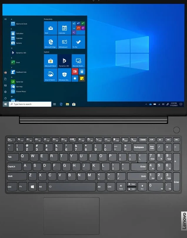 Lenovo Ordinateur Portable 15,6" FullHD Intel N4500 16 Go DDR4 512 Go SSD Windows 11 AZERTY