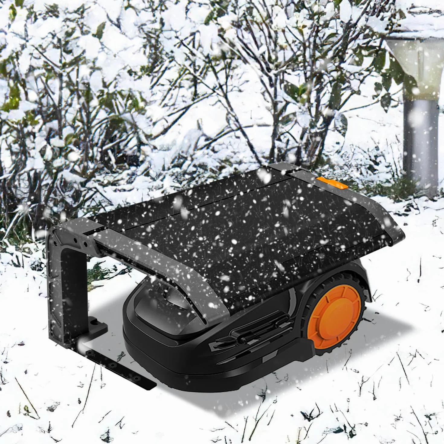 Garage pliable pour robot tondeuse à gazon 72 x 56 x 36 cm - Protection contre la pluie, la grêle et les rayons UV