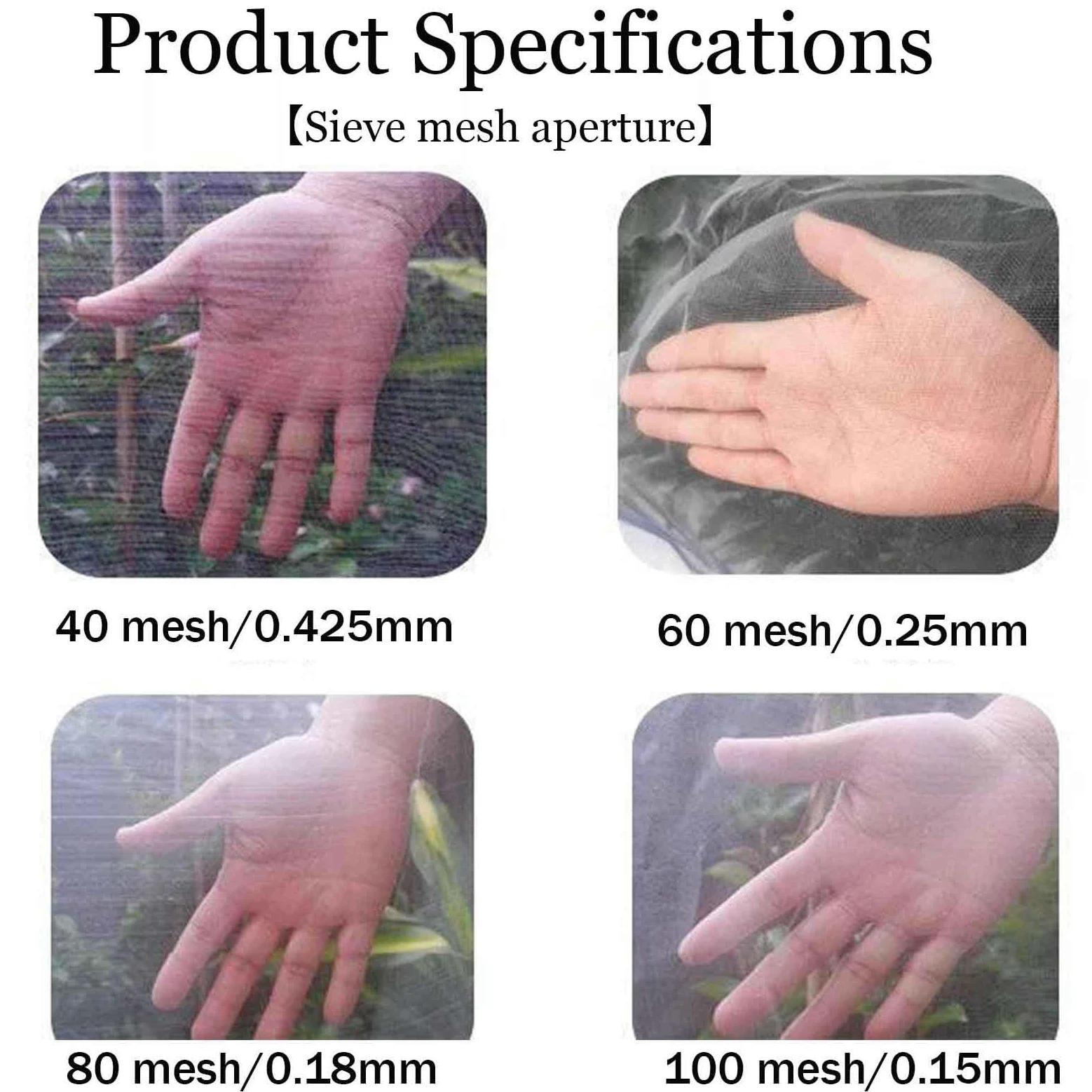 Filet Anti Insecte Filet De Jardin Filet Anti-Insectes Potager, Maille Fine Protection Contre Les Insectes Et Oiseaux, Filet Jardinage pour Plantes, Fleurs, Fruits Et Légumes(100 mesh,1.5m*100m)