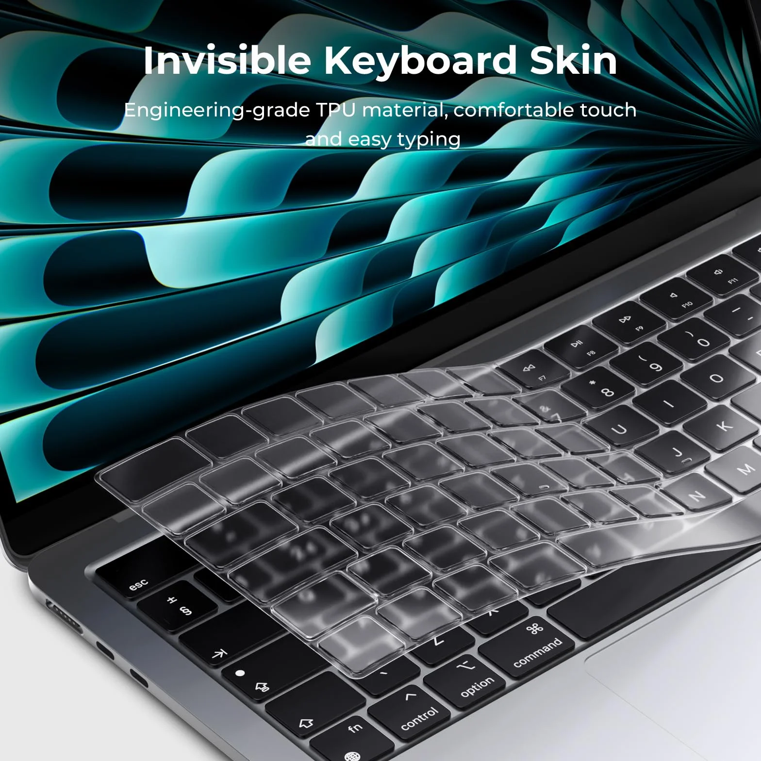 EooCoo Coque Compatible avec MacBook Pro 14 Pouces Transparent Cristal M5 A3427 A3426 A3434 M4 A3112 A3185 A3401 M3 A2918 A2992 M2 A2779 M1 A2442 Étui-clavier