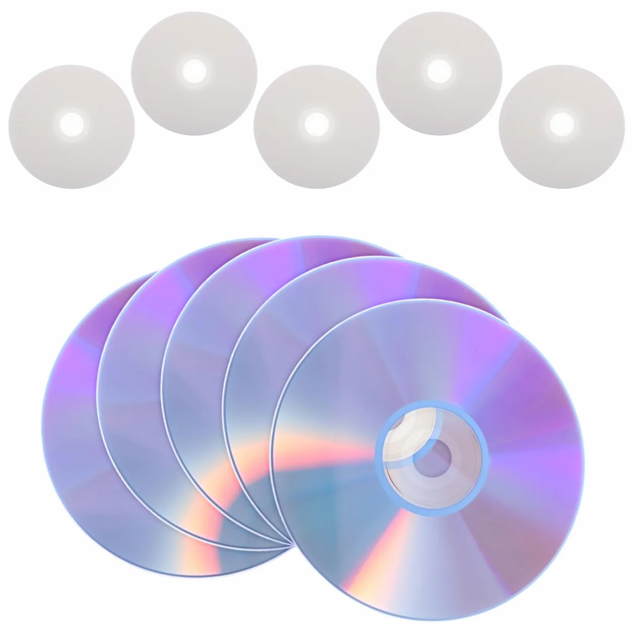 DVD-RW Vierges Réinscriptibles 10 Pièces Lot pour Sauvegarde Données Audio PC