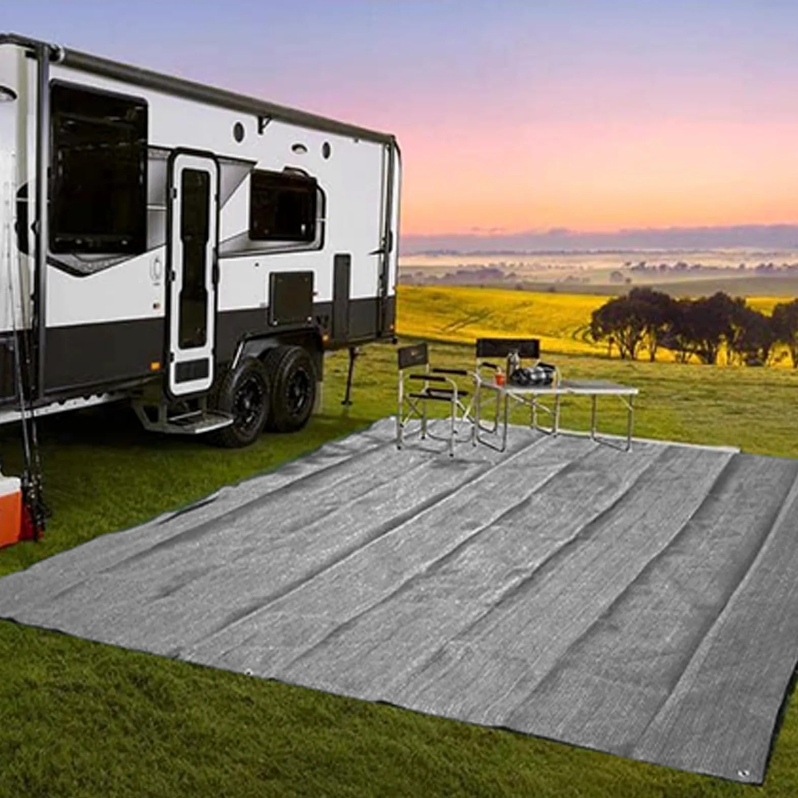 Couverture Imperméable Extérieure - Tapis Sol Camping Car, Matelas Pliable Résistant Humidité, Protection Voyage Portable | Terrasse Pelouse Pique Nique Randonnée Balcon Maison Pour Adulte Enfant