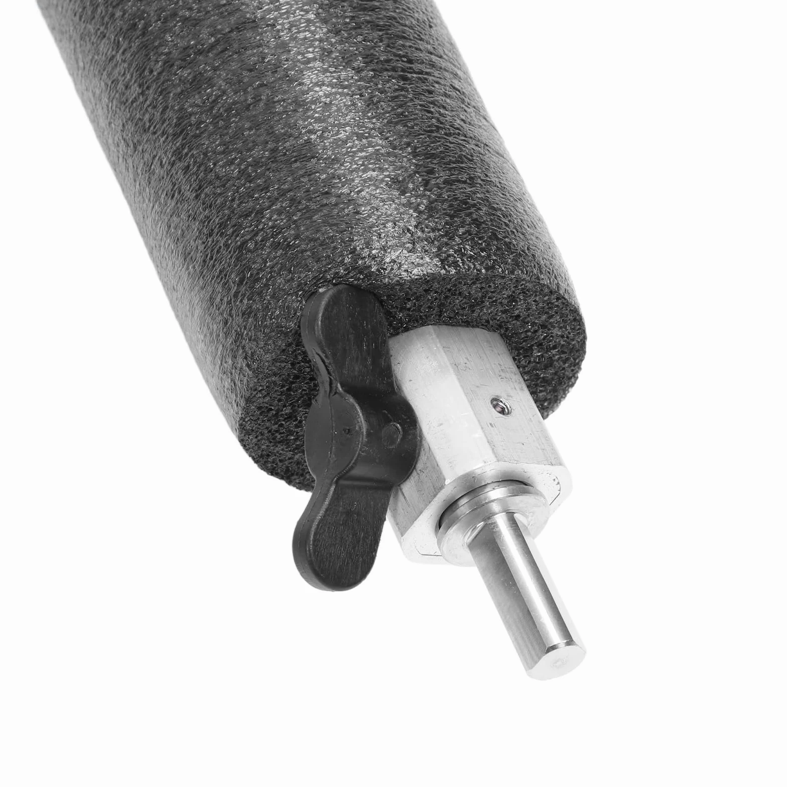 Foret à tarière pour pêche sur glace, 8 po x 28 po, nylon flottant | Tête de coupe en carbure avec adaptateur de foret pour la pêche sur glace épaisse et en eau profonde