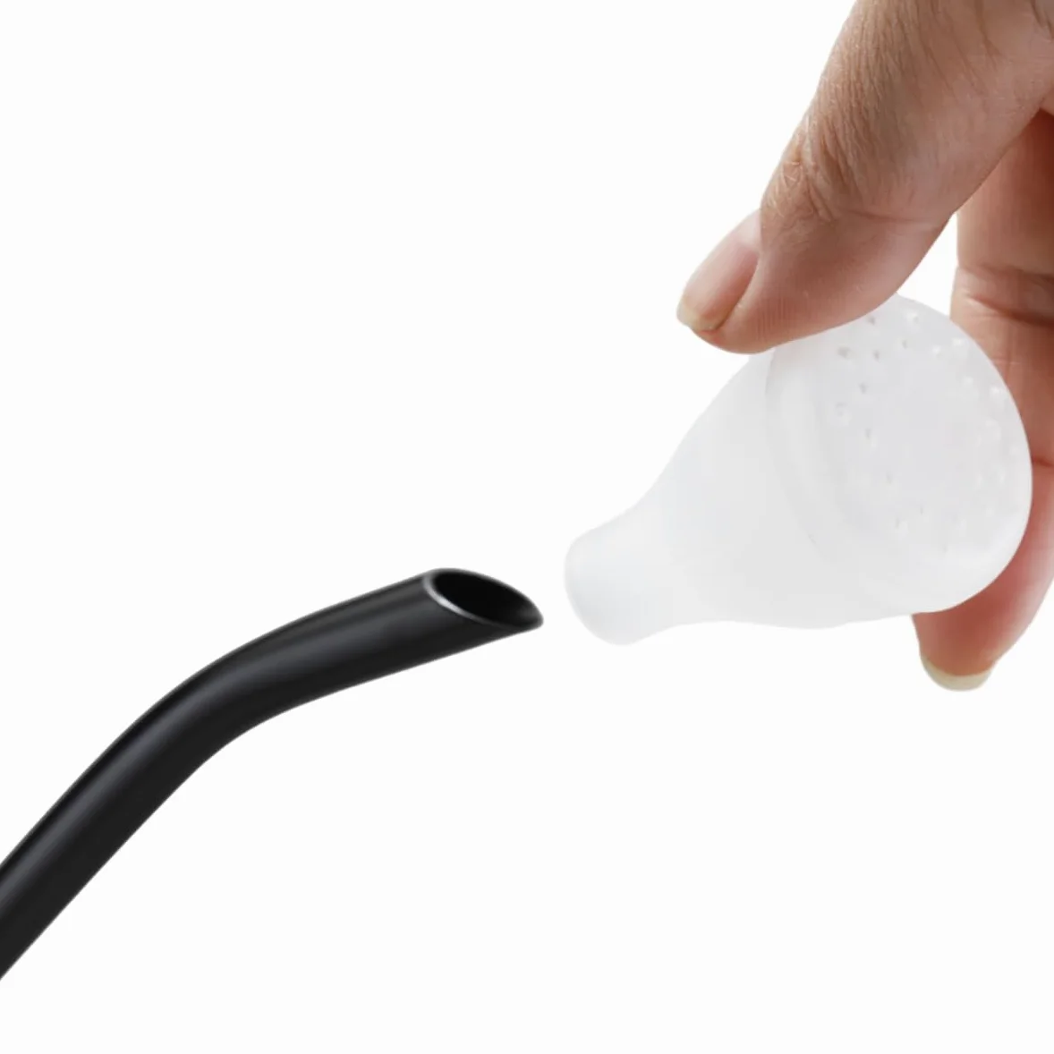L&H Unico Arrosoir en acier inoxydable de 1,927,8 g à long bec pour arrosage de plantes d'intérieur ou de jardinage extérieur avec 2 becs de pulvérisation amovibles pour fleurs - Noir