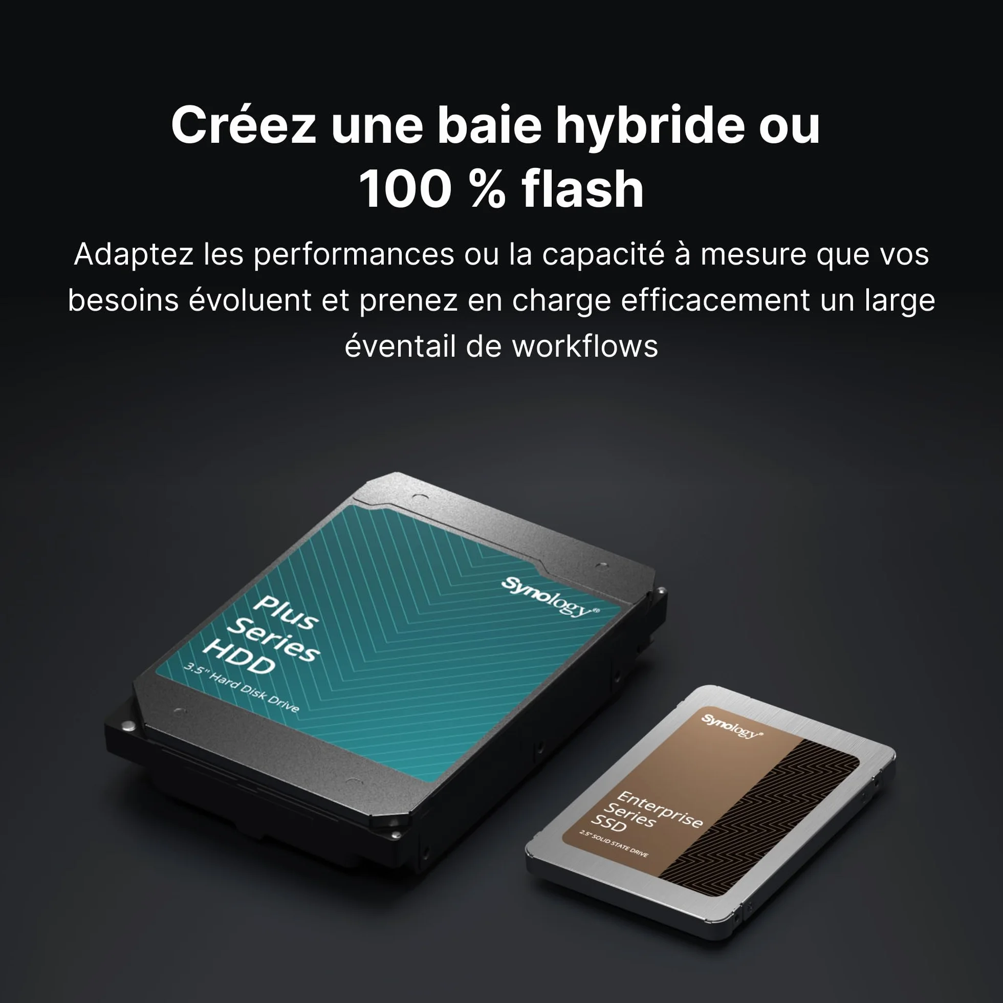 NAS de Bureau DS1525+ 5 Baies Extensible 15 Baies