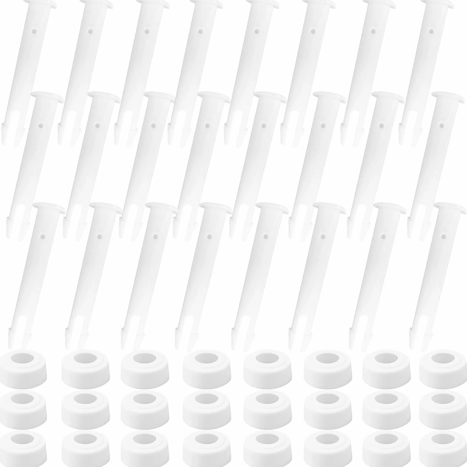 Goupilles De Piscine en Plastique 24 pcs, Broche pour Cadre de Piscine, Joints de Rechange