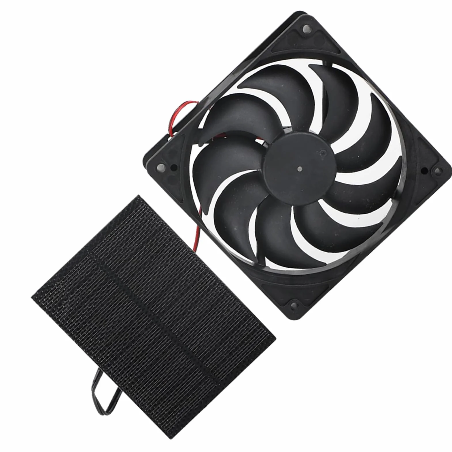 Zerodis Kit de Ventilateur de Panneau Solaire 3W économe en énergie