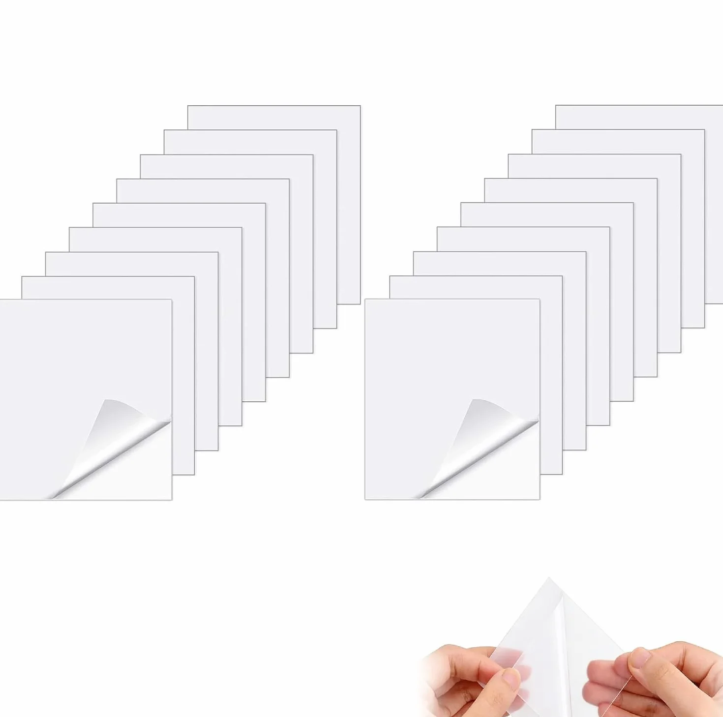 Kit de Réparation TPU Transparent Autoadhésif 20 Pièces pour Matelas Gonflable Kayak Tentes