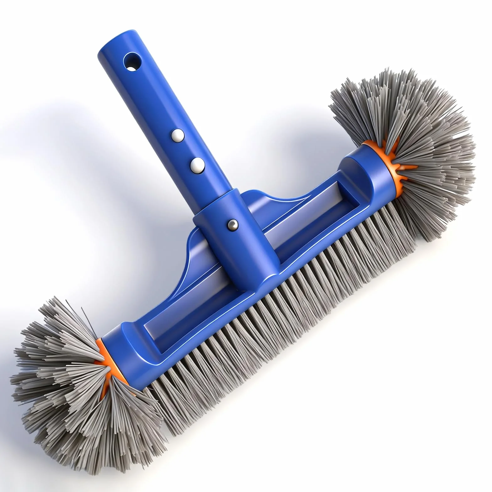 Brosse de nettoyage ronde 13″ pour piscine en film plastique
