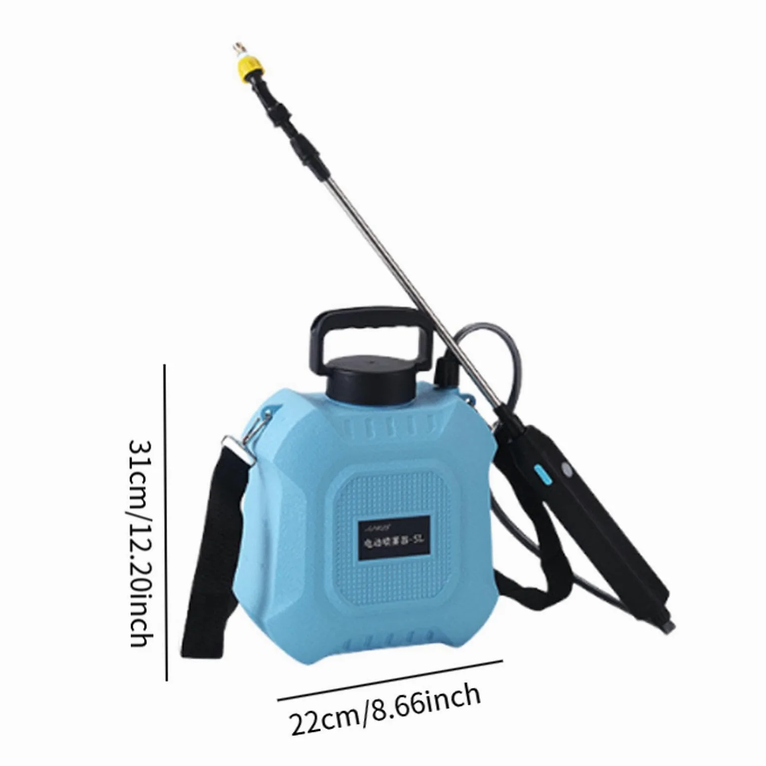 Pulvérisateur de Jardin électrique avec Lance Extensible et Bandoulière, 5l