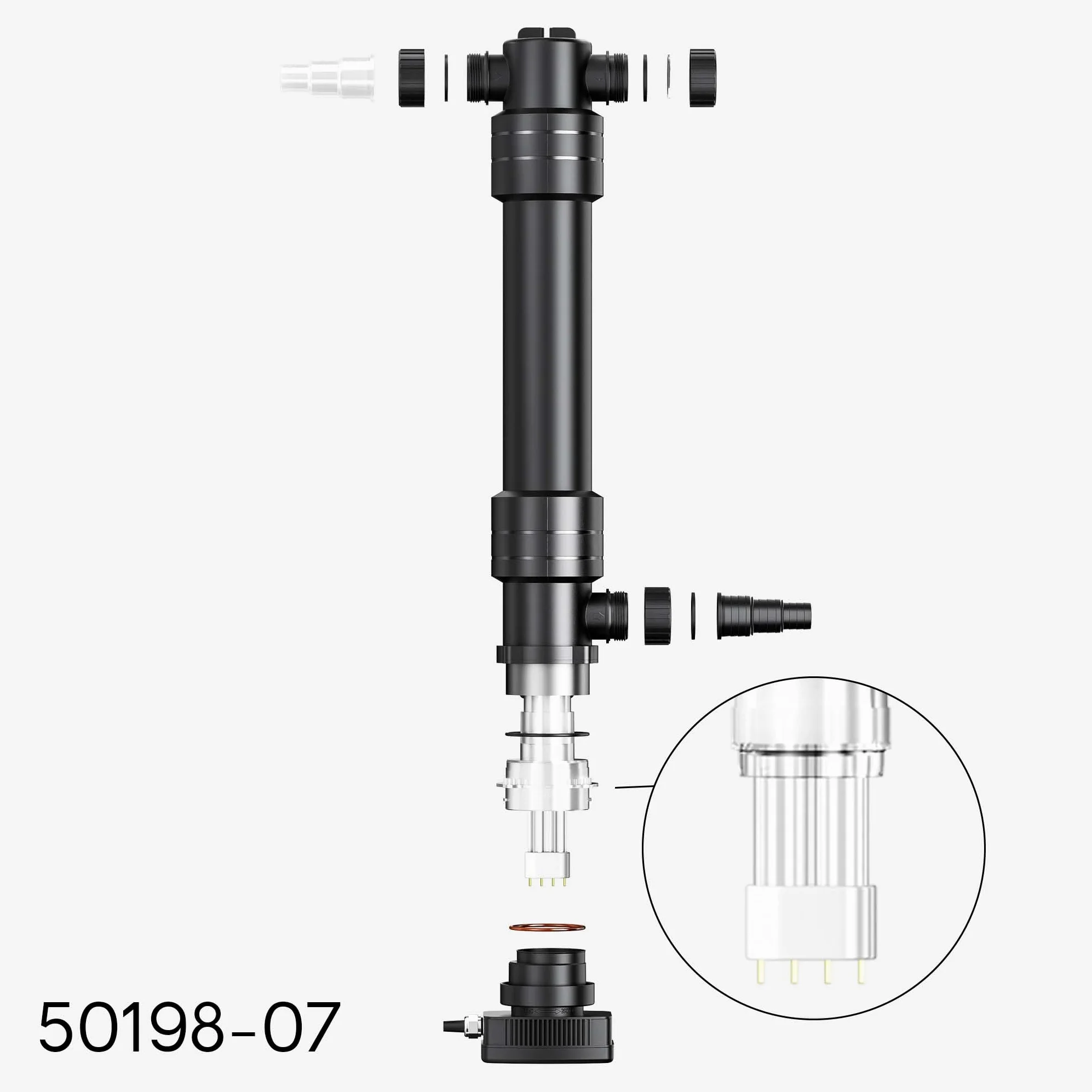 SunSun Pièce détachée Stérilisateur CUV-6110 Manche Verre à Quartz