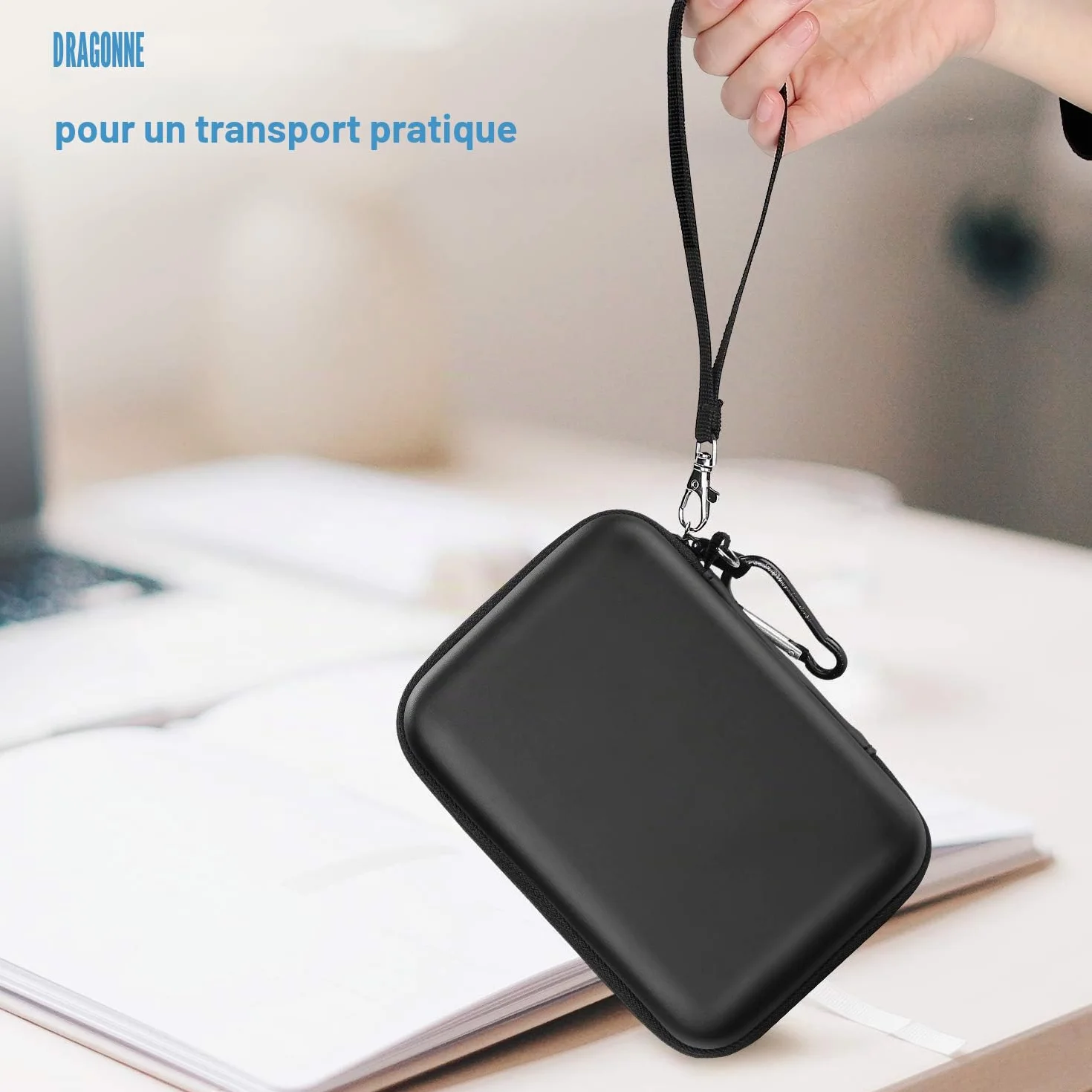 ProCase Étui Disque Dur Externe 2,5" Housse Protection WD Toshiba Canvio Seagate Samsung SSD HDD Antichoc