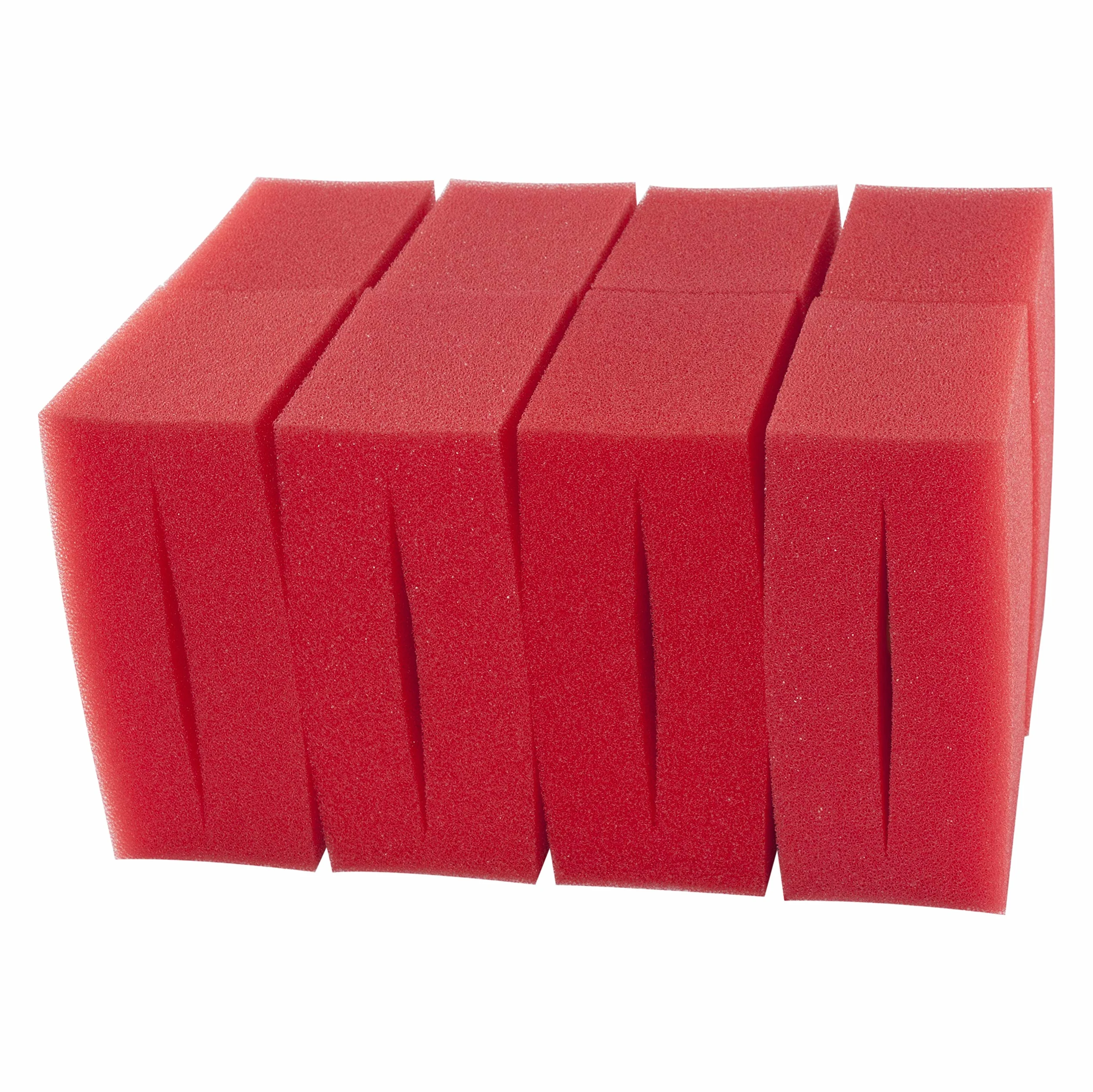 Générique LTWHOME Compatible en Mousse Convient pour Oase Biotec Screenmatic 18 & 36 Remplacement Etang Moyen Rouge Mousseux Filtre Éponge (Paquet de 8)