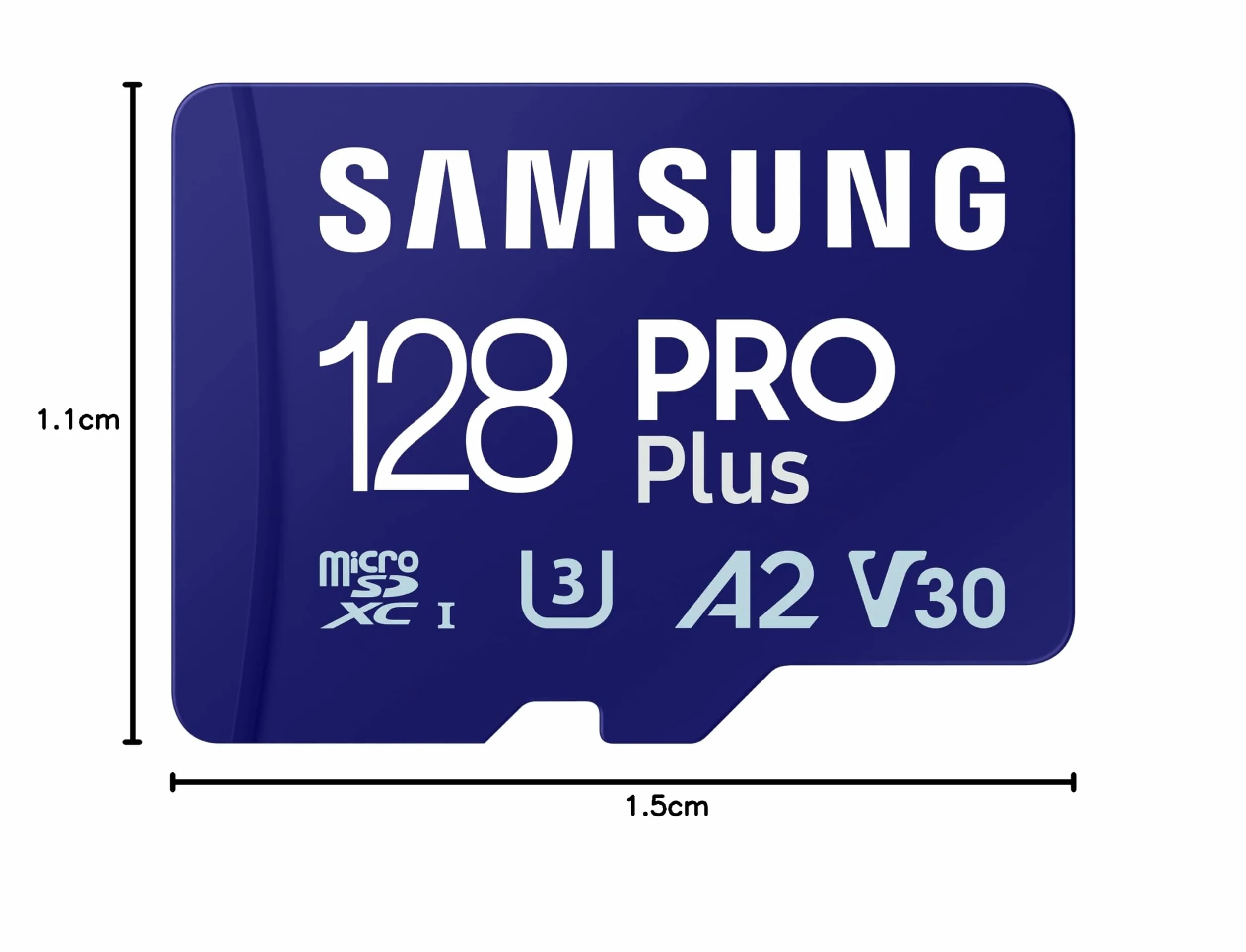 Samsung Carte Mémoire microSDXC Pro Plus 128 Go UHS-I Lecture 180 Mo/s avec Adaptateur SD