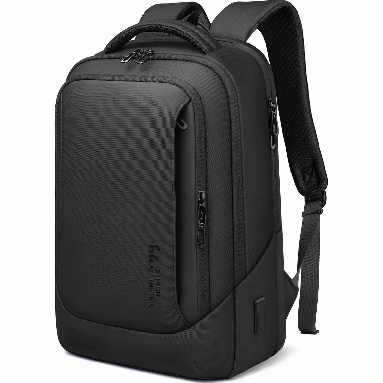 Sac à dos Ordinateur Portable Double Port USB Impermeable Antivol Multifonction Homme Travail Voyage