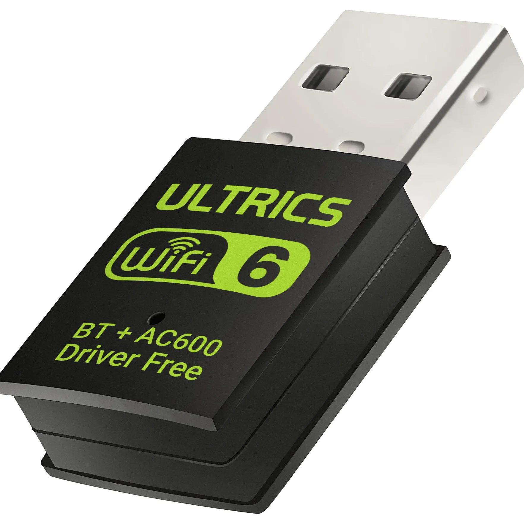 ULTRICS Bluetooth WiFi USB Adapter 5GHz/2.4GHz 600Mbps Dual Band Wireless Dongle for PC Windows 11/10/8/7/XP