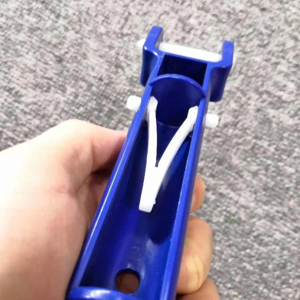Tête de piscine pour aspirateur compatible avec poignée de joug, clip rapide