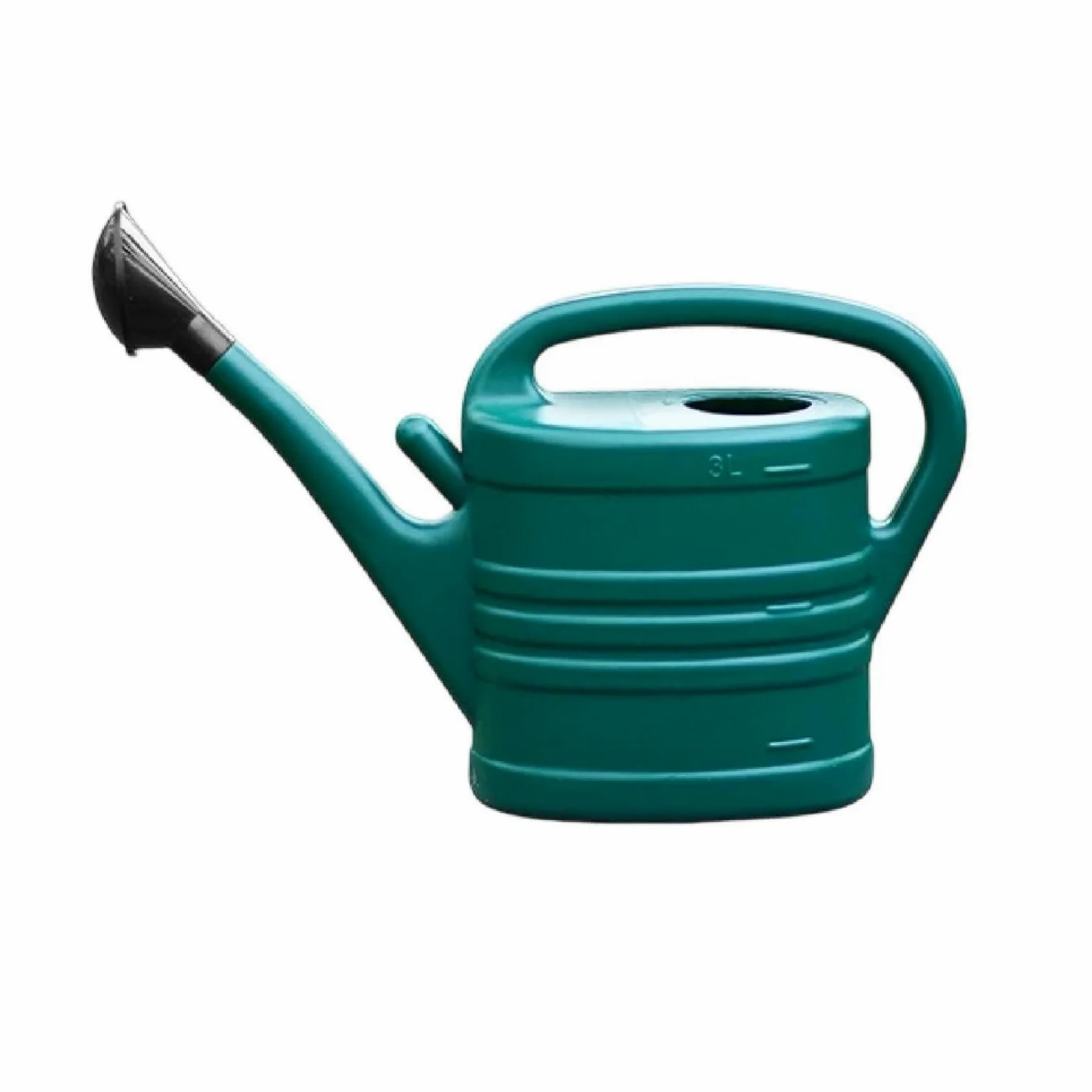 Arrosoir avec Pomme Polyvalent, Vert Foncé, 3L | Pratique, Robuste, Contenant, pour Serre, Jardiniers