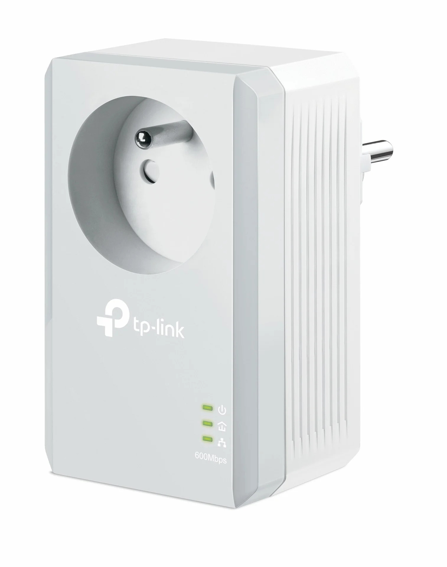TP-Link CPL 600 Mbps TL-PA4015P Prise Intégrée Ports Ethernet Blanc