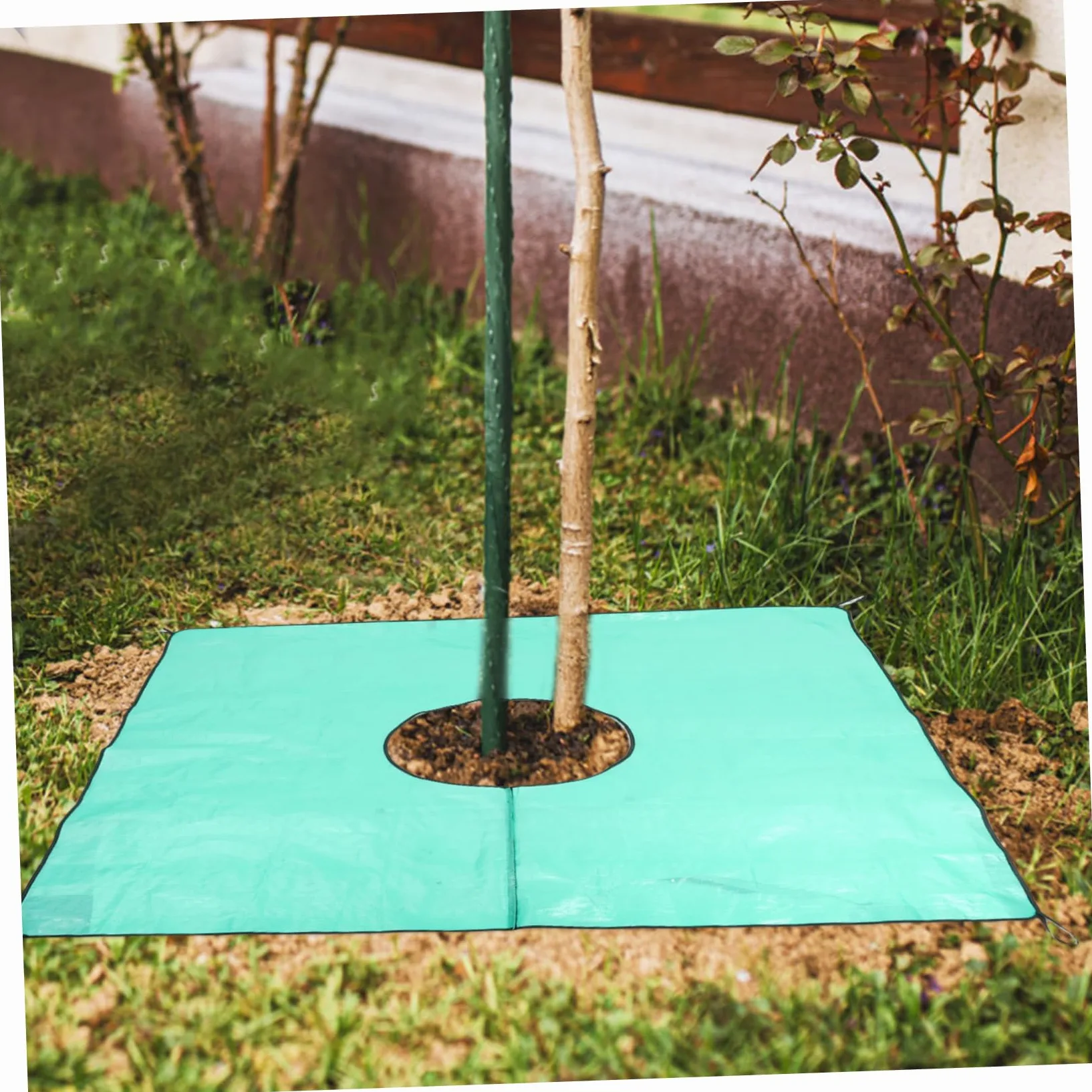 TOYANDONA Tarp De Jardin Étanche Avec Trou Pour Élagage Et Nettoyage Des Tarp De Trimming Pour Aménagement Paysager