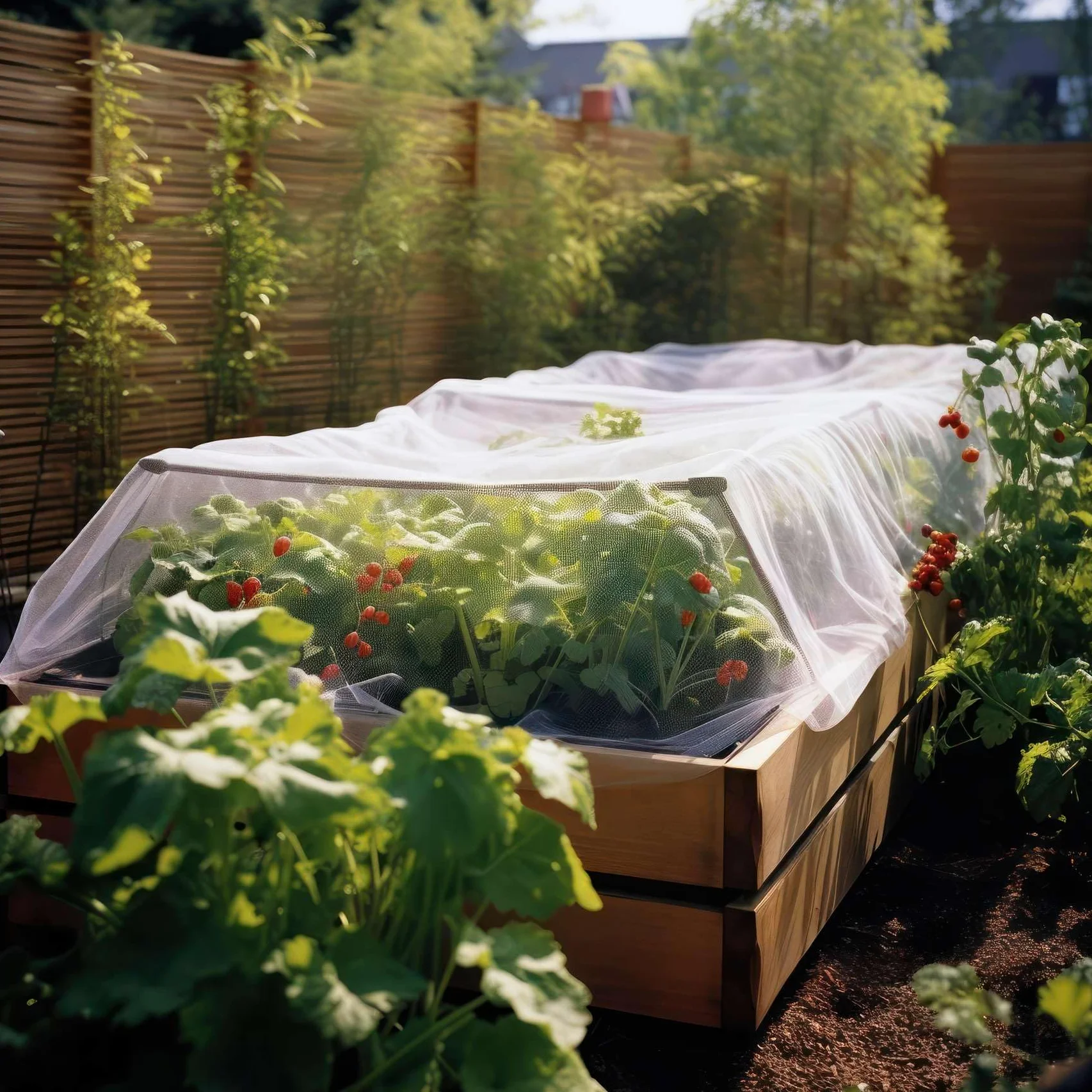 Filets pour Jardin 3x15 M, Filet Anti Insecte Potager | Tissu Maillé Blanc | Filet Anti-Oiseaux pour Fruits et Légumes, Protection Potager