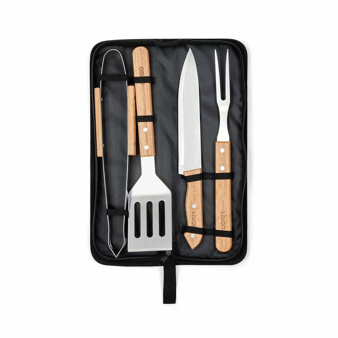Livoo GS164 Set de 4 accessoires barbecue acier inoxydable