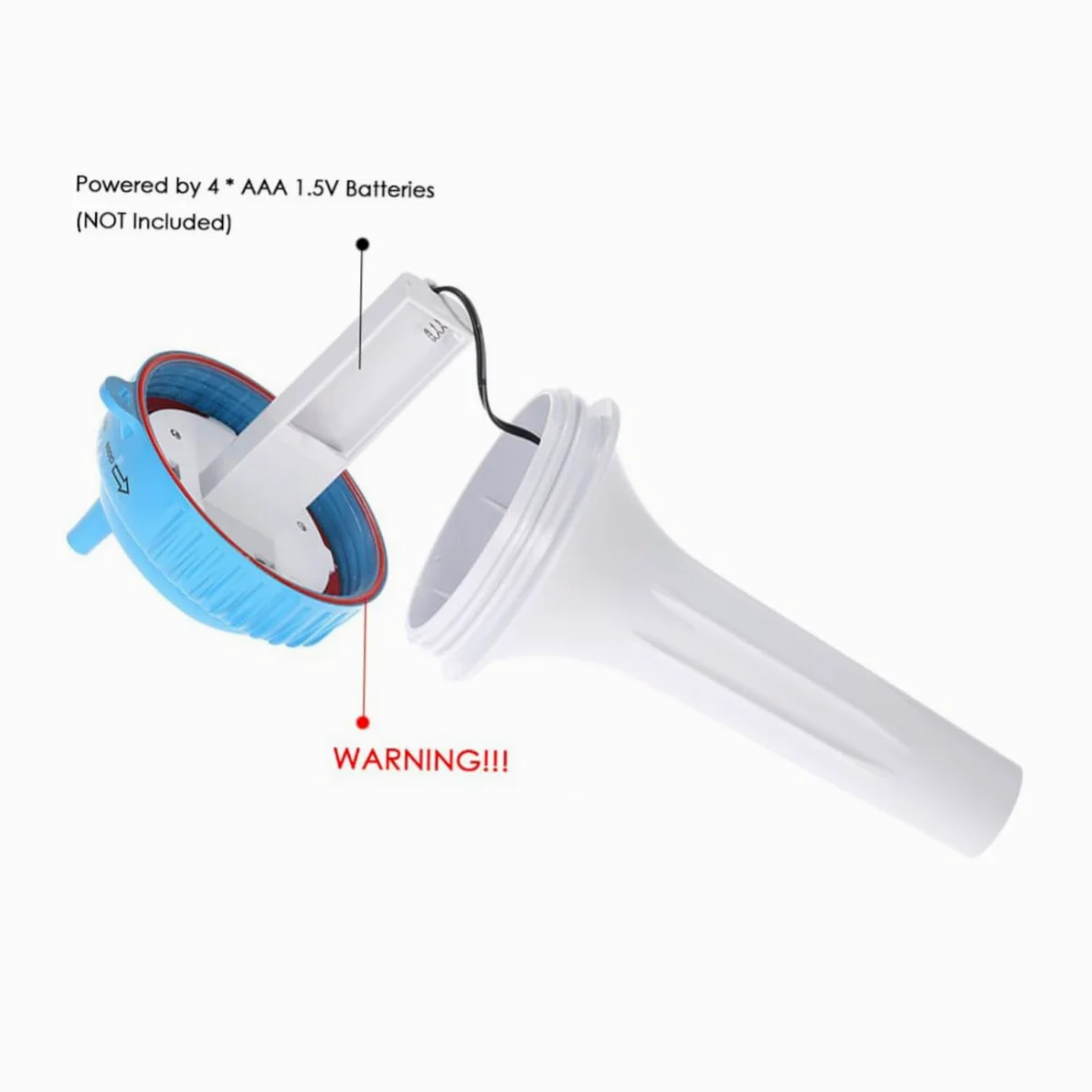 PartyKindom Thermomètre à Eau Flottant Sans Fil Pour Piscine Et Spa Moniteur De Température De Eau Thermomètre Numérique
