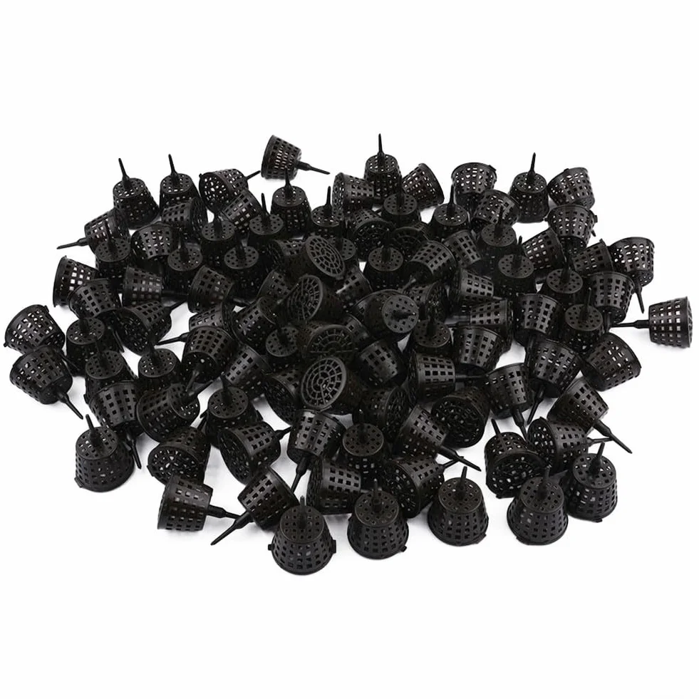Paniers d'engrais pour bonsaï Lot de 100 avec couvercle, boîtes à libération lente pour plantes grasses