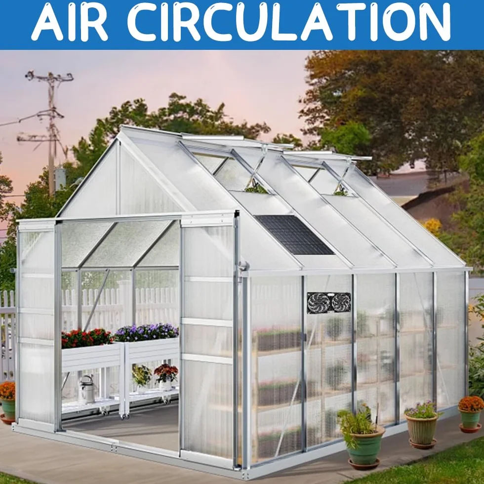 Ventilateur solaire 15W 12V double échappement résistant aux intempéries pour extérieur