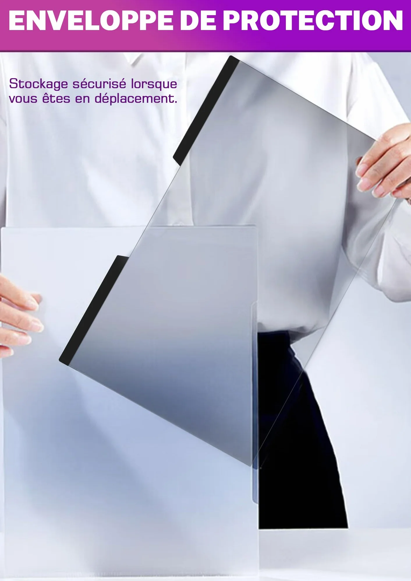 PYS Magnétique Filtre de Confidentialité 15,6 Pouces 16:9 Anti Espion Anti-Lumière pour Ordinateur Portable