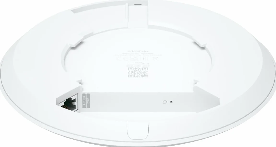 Ubiquiti U7 Lite Punto de Acceso WiFi 7 4 Flujos Espaciales 2.5GbE PoE