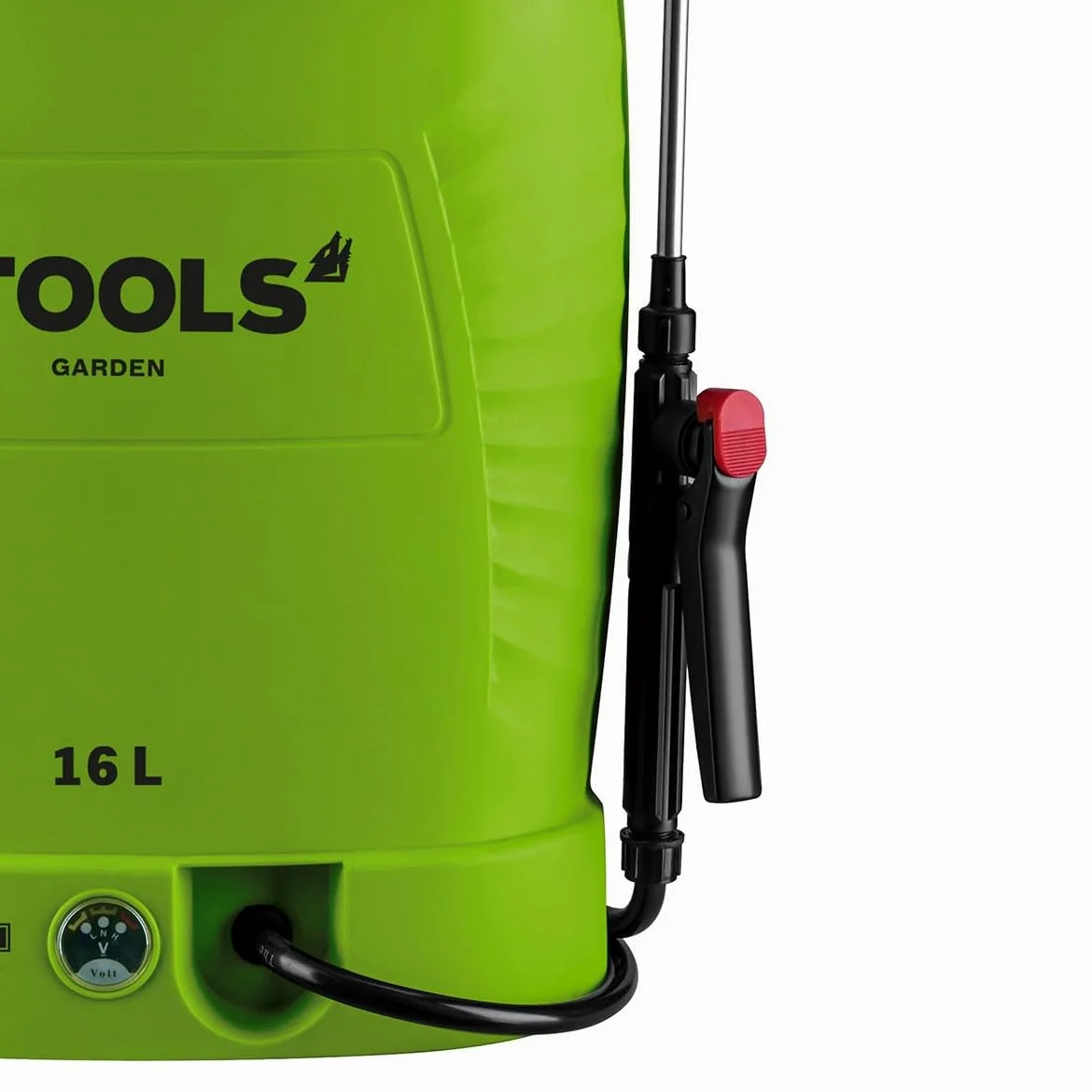 Pulvérisateur de Jardin Electrique à Batterie 16L 8Ah Pression 6 Bar Lance Télescopique en INOX + Accessoires de Pulvérisation
